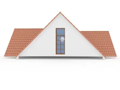 Realistic Roof Shingles 9 3D model