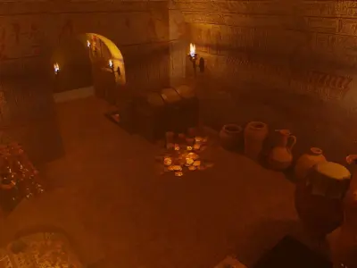 Nubian tomb 3D model