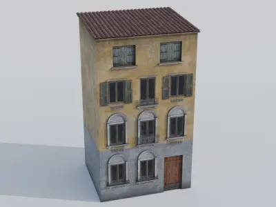 Italian house 3D model shop