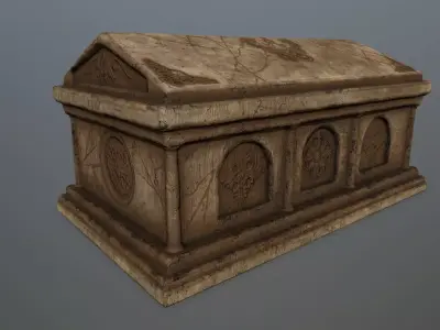 tomb 1 Low-poly 3D model