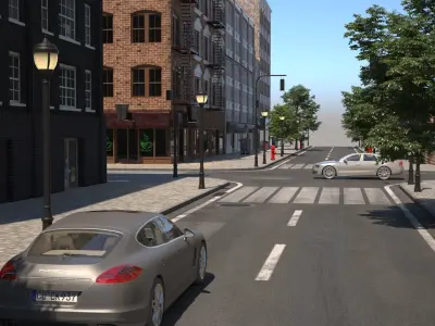 City street 3D model purchase