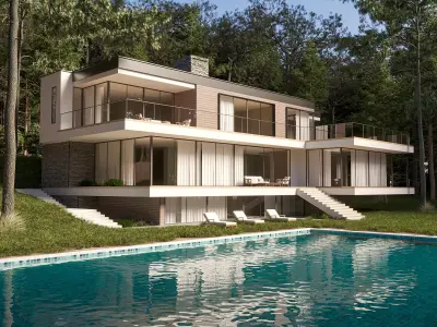 Exterior Scene 3D model