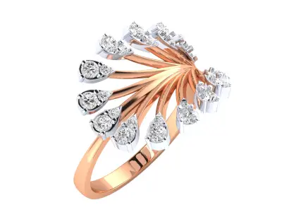 Women Ring Render 3dm STL MTL SLC JCD OBJ FBX Details 3D print model get