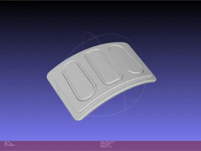 Star Wars The Mandalorian Cara Dune Left Leg Armor 3D print model