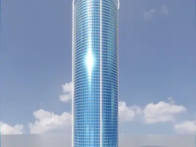 Parametric Building 1b6 3D model