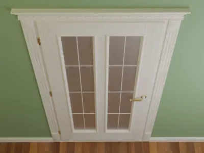 Glossy Door  Free 3D model
