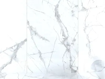 Wall Tiles Museum Glacier White Set 160x320 Set 4 Texture