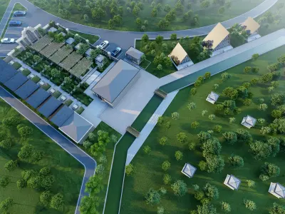 Garden Restaurant 3D model