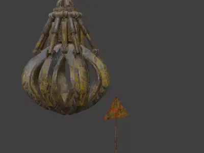 Chernobyl reactor Claw 3D model
