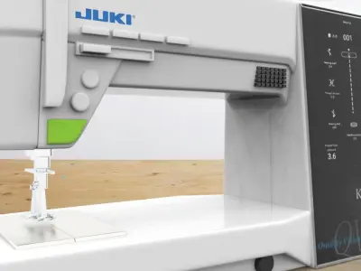 Juki Kokochi DX-4000QVP sewing machine 3D model