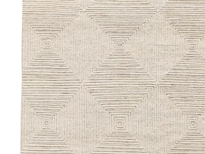  ISHARA HAND-KNOTTED WOOL RUG 3D model