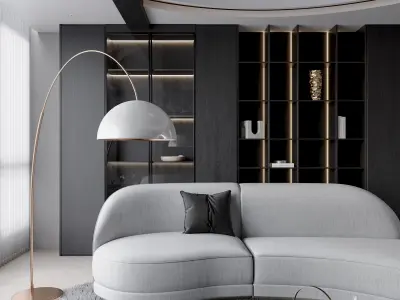 Apartment interior scenes    3D model order