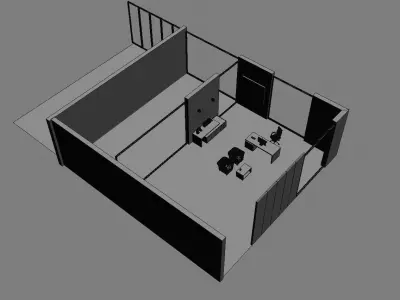 office interior md999 a03 3D model