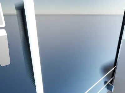 Door AX1 Low-poly 3D model