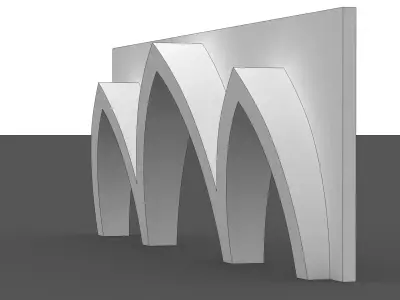 Modern Arch 3D model