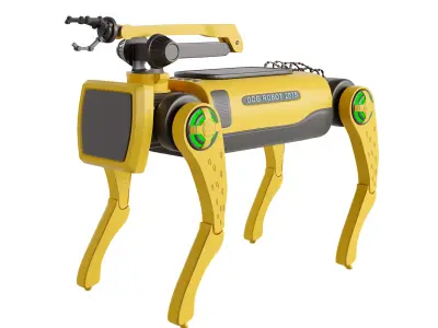 DOG ROBOT 2075 3D model