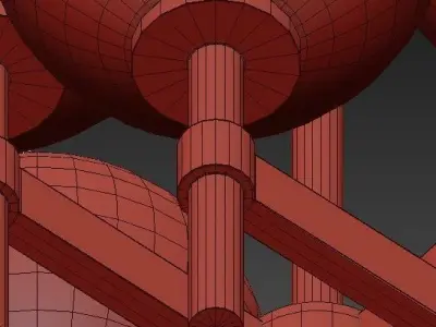 CHANDELIER JADE L 3D model