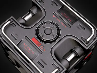 Sci Fi Music Box 3D model