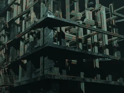 Abandoned Building  3D model