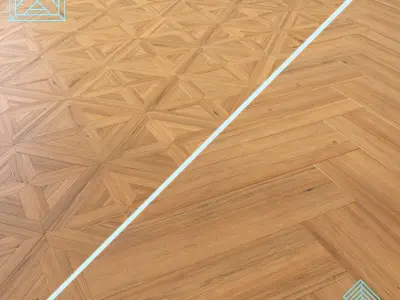 Parquet - Laminate - Wooden floor 2 in 1 Low-poly 3D model 141