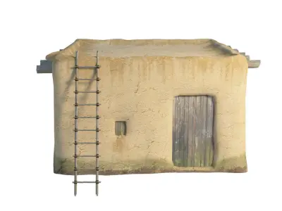 Adobe Farm House 3D model