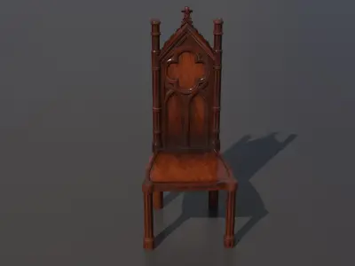 Gothic Chair  3D model