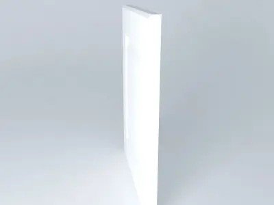 Mission Style Raised Panel Door (components) Free 3D model