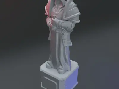Dark Statue Free 3D print model
