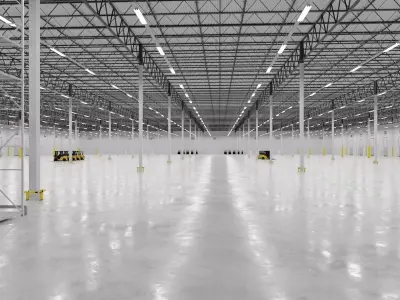 Warehouse Interior 10 Low-poly 3D model