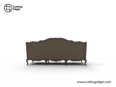 Luxurious Lounge Sofa 3D model