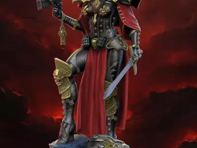 Sister of battle PRE-SUPPORTED 3D print model