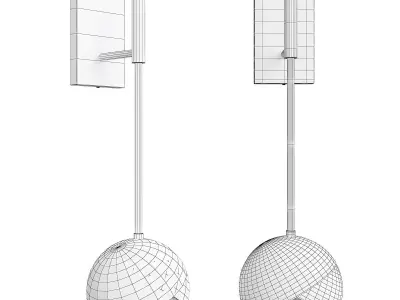 FLORIS WALL Low-poly 3D model