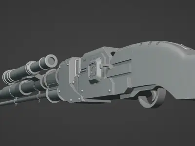 Mandalorian Sniper  3D model
