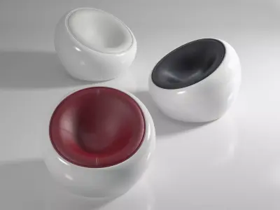 Half Dome Chair  3D model