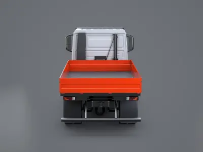  Realistic Flatbed Truck 