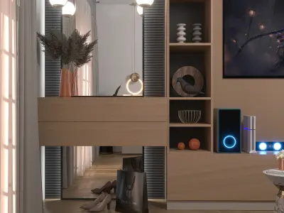 moderm bedroom  3D model