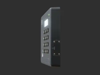 Electronic Door Lock Low-poly 3D model