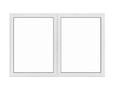 White Window 17 3D model