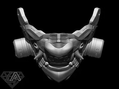 SCI-FI ONI antigas mask 3D print model