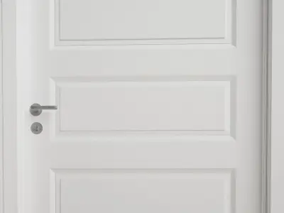 Interior door 01 3D model