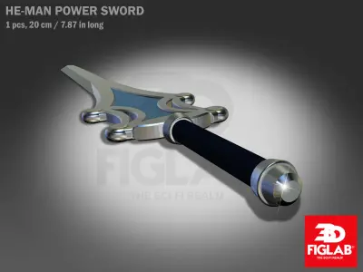 HE-MAN POWER SWORD 3D model
