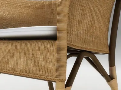 Armchair We 25 - 26 3D model