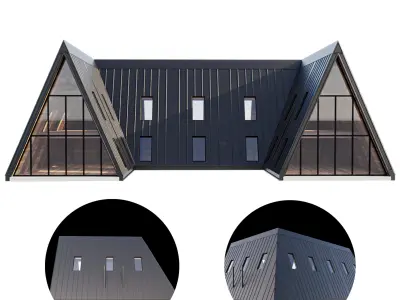 A-Frame House 3D model