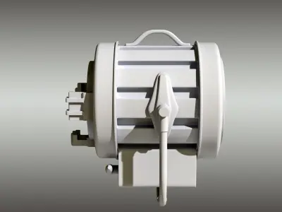 Mole Richardson Studio Lamp 3D print model