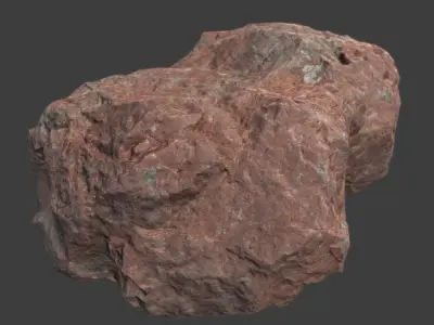 Rene Stone Low-poly 3D model
