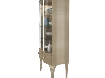 Caracole Lilian Bar Display Cabinet 3D model