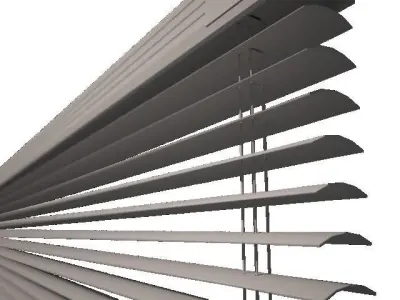 shutters blinds luxaflex slats 3D model