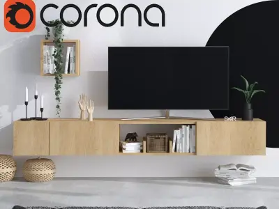 CORONA SCENE 27-Home Lifestyle 3D model