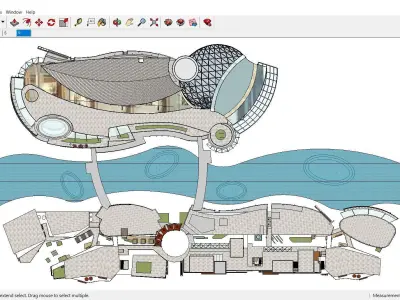 Sketchup Shopping Center C7 3D model