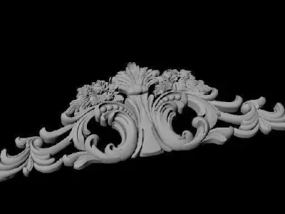dekor decorative ornate molding 3D model buy
